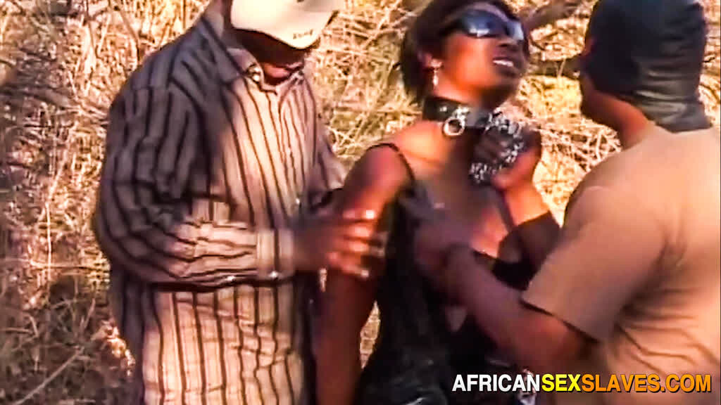 African whore use for hardcore sex outdoors by ***guys
