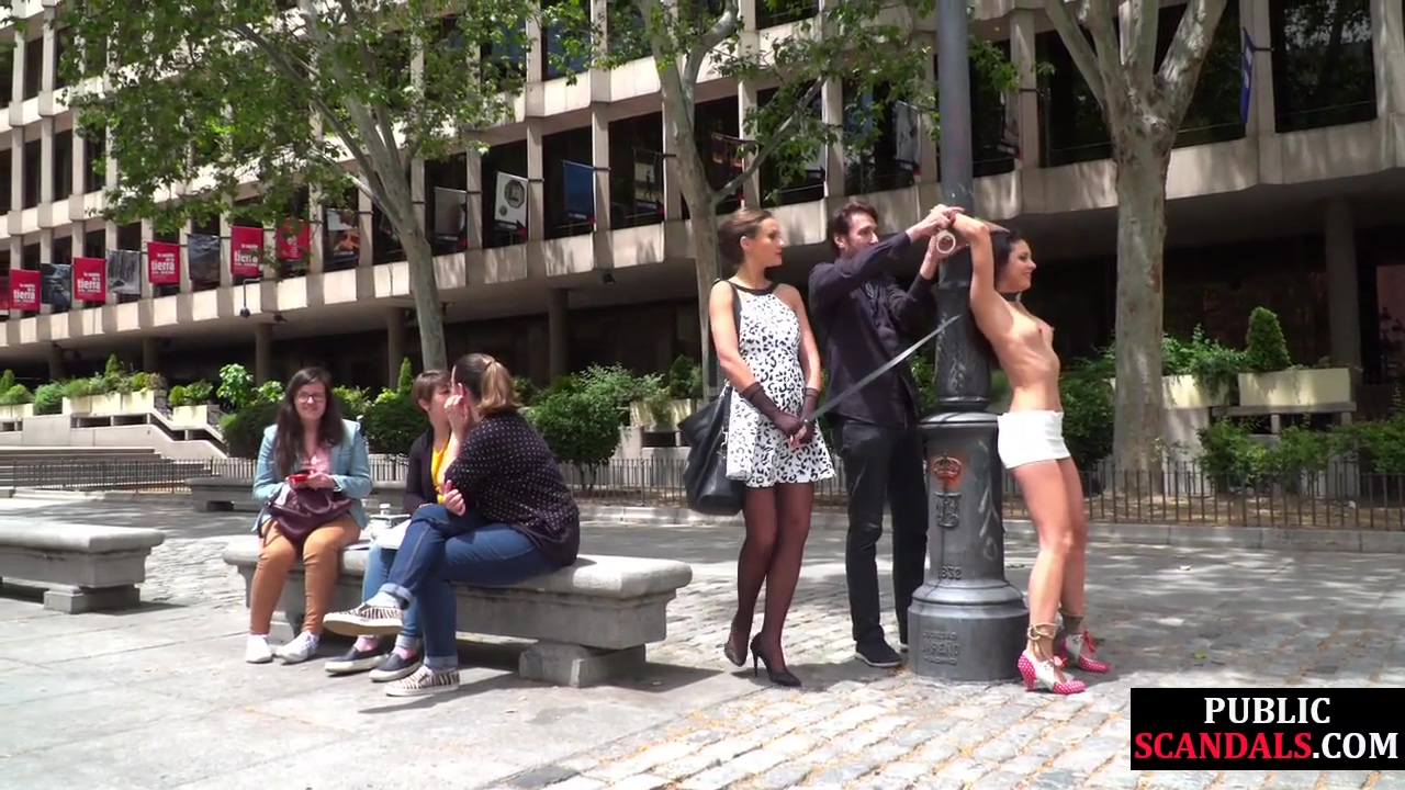 Bdsm Public Babe Humiliated Outdoor By Master And Domin
