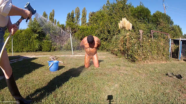 I Wash My Pig Slave Outdoor Pt1
