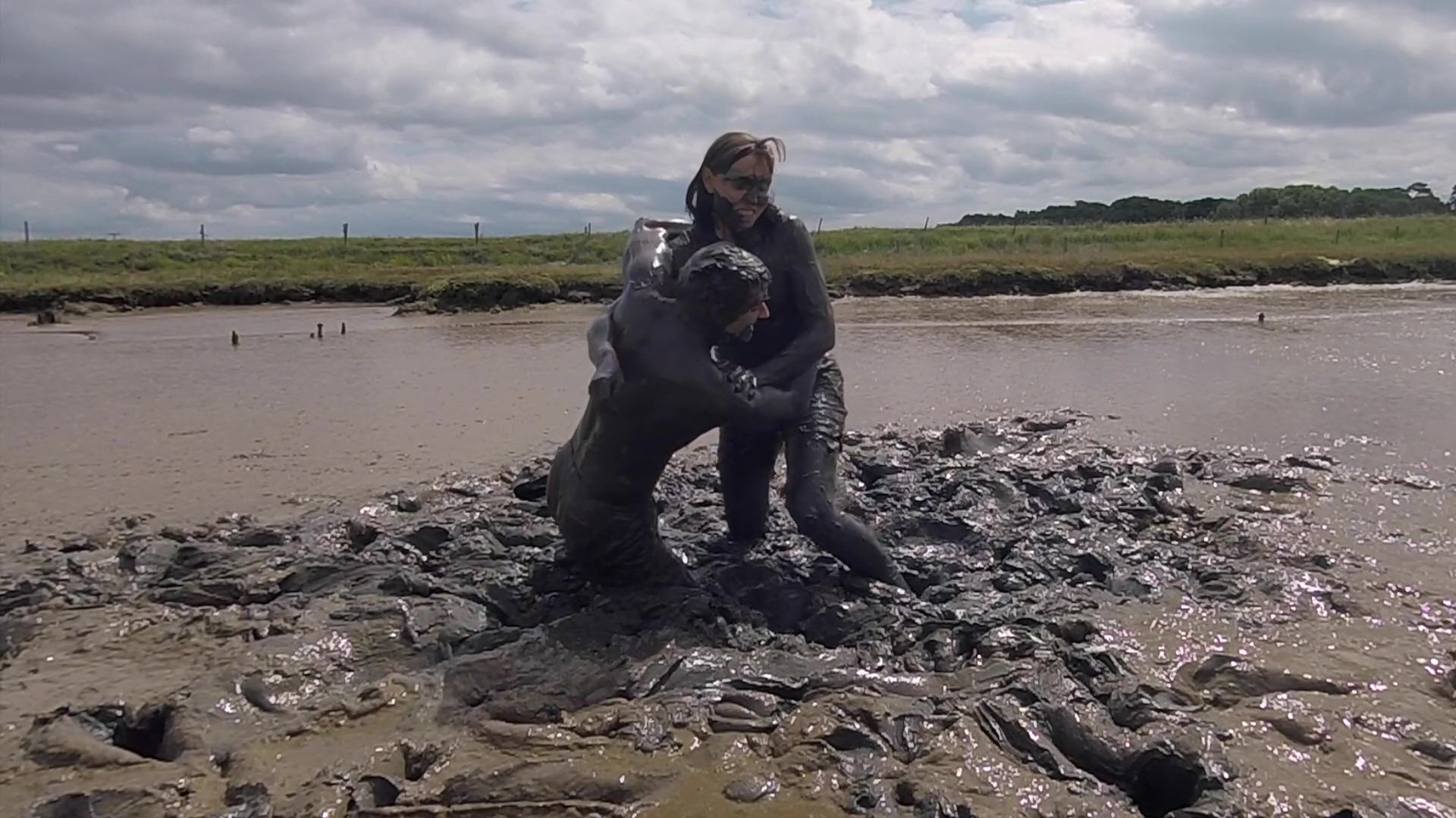 Mud Wrestling--who Wins, Women Or Man!
